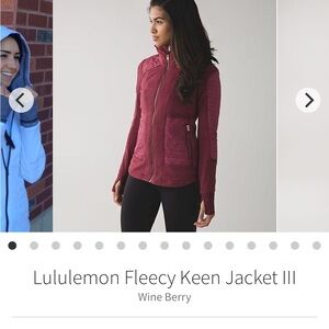 fleece jacket, wild berry